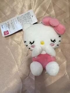ハローキティ おやすみ アベイル マスコットチャーム ぬいぐるみ キティ