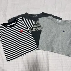 ベビー半袖Tシャツ 3枚セット 男の子 女の子 80 ブリーズ ポロ