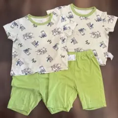 お揃い2組★UNIQLO絵本こぐまちゃんパジャマ
