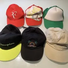 まとめ売り　キャップセット（Champion, REPIPI, 他）