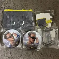 ELLY ミニポーチ ヘアクリップ BOXデザインアクリルチャーム 缶バッジ