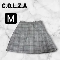 C.O.L.Z.A チェック柄 フレアスカート M