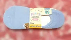 FUNNY SOCKS 3足組 レディース 靴下 23-25cm　しまむら　犬のサムネイル