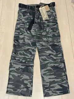カーゴパンツ　ベルト付き/カモフラ