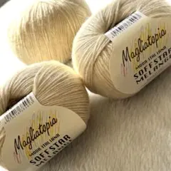 ダイヤ毛糸Magliatopia ソフスターメランジェ 2個➕おまけ35g