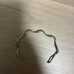 波状金属バングル