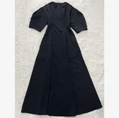 STYLEMIXER ウエストタックワンピース　ダークネイビー　Ｓサイズ