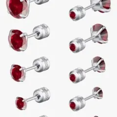 スタッドピアス3組