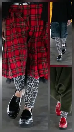 希少 美品 09年製 タオコムデギャルソン 総柄 イチゴ デザイン パンツ S 希少 美品 09年製 タオコムデギャルソン 総柄 イチゴ デザイン