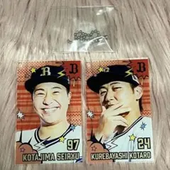 オリックスバファローズ コロチャレ C賞 アクリルカード 紅林弘太郎 古田島成龍