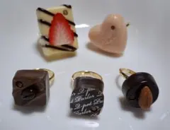 2個 未使用 Q-pot. ダブルジュエルクッキー ピアス ジャム 