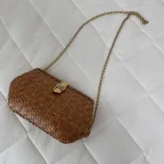 courreges クレージュ ベージュ編み込みかごショルダーバッグ 2025年最新】Courreges かごバッグの人気アイテム - メルカリ