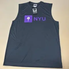 NYUニューヨーク大学バスケットボールノースリーブシャツ GRAY