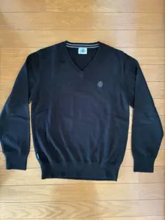 JPRESS 黒 Vネック セーター