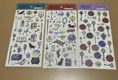 MAGIA 魔法テーマ ステッカー 紙ものおすそ分け　3枚セット