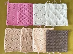 ウール100% 編み地セット☆