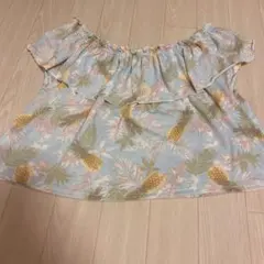 新品パイナップル柄トップス