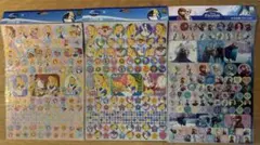 未使用　ディズニー プリンセス　シール 3セット