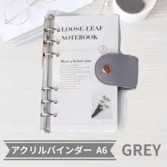 アクリルバインダー A6 韓国 セービングチャレンジ ブックマーク 日記 家計簿