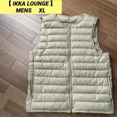 【 IKKA LOUNGE 】 MENS XL インナー ダウン ベスト
