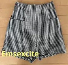 ems excite エムズエキサイト◆チェック 千鳥格子 ショートパンツのサムネイル