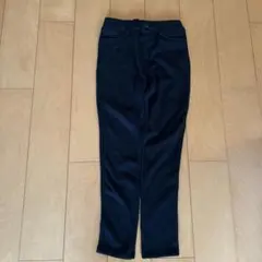黒パンツ　裏起毛冬パンツ　サイズ160