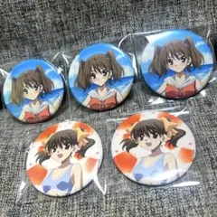 SchoolDays 清浦刹那&足利いのり ブラインド ランダム 缶バッジ 3個