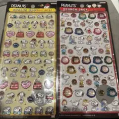 PEANUTS BONBON DROP mini シール 2枚セット