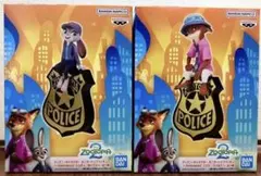 ズートピア2　ジュディ　ニック　セット　モニタートップフィギュア