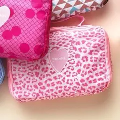 新品未開封✨フーミー　コスメポーチ　豹柄　ピンク　イガリシノブ　ガチャ　送料無料のサムネイル
