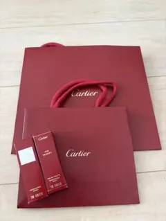 新品】Cartier カルティエ ジュエリーポーチ 香水サンプル2つと紙袋付