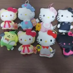 ハローキティ ぬいぐるみ 8体セットKITTY