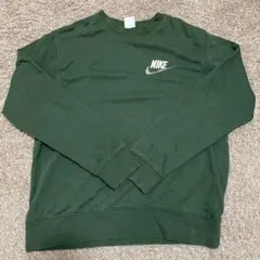 NIKE ダークグリーン トレーナー Lサイズ