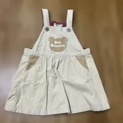 ホットビスケッツ　ジャンパースカート　M（80〜90）