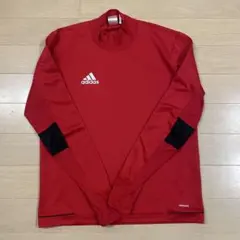 アディダス　トレーニングトップス　Clima Cool レッド　サイズO