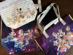 【新品未使用】香港ディズニー　20周年記念　ショッピングバッグセット