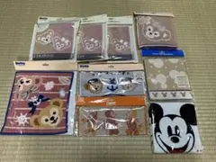 ディズニーリゾート、ミニタオル、ウォッシュタオルセットダッフィアンドフレンズレア ディズニーリゾート、ミニタオル、ウォッシュタオルセットダッフィ
