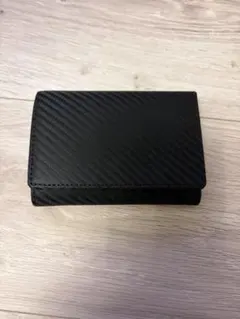 カーボン調 6連キーケース ブラック