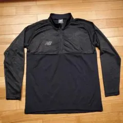 ニューバランス◆ゴルフ◆ジャガードトラックニットハーフジップ◆M◆定価9900円