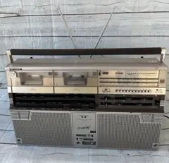 SHARP QT88 ダブルカセット ラジカセ 本体 スピーカー ジャンク品