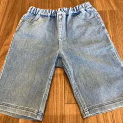 Un Deux Carjo ライトブルーデニムハーフパンツ