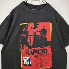 RANCID　Tシャツ　M　y2k　バンt　00s　希少　ブラック　古着　バンド