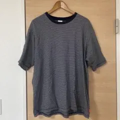 Ovy ヘルスニット ボーダー TシャツXL ブラック