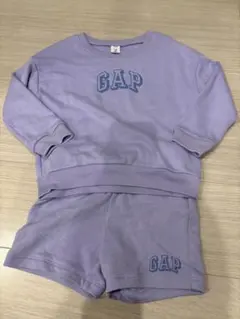 GAP トレーナー ショートパンツ セットアップ パープル　2Y.3Yのサムネイル