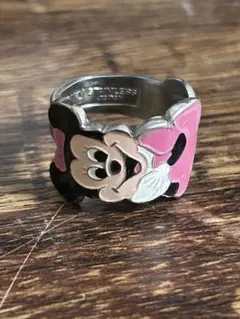 希少】ヴィンテージ ディズニー ミッキーマウス エナメルリング 指輪 