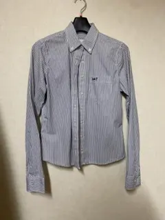 アバクロ　ストライプシャツ