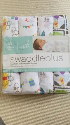 aden + anais swaddleplus 4枚セット　ディズニー