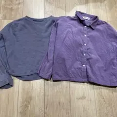 トレーナーコーデュロイシャツ