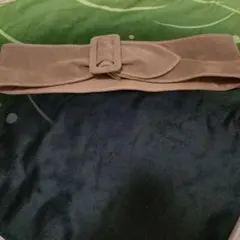 ベージュ 幅広ベルト