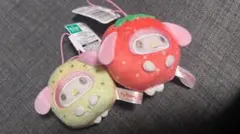 サンリオキャラクターズ　フルーツきぐるみマスコット　いちご　キウイ　マイメロ2点